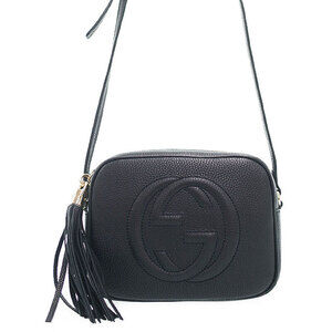 Gucci SOHO Fringe Leather Disco Bag Shoulder